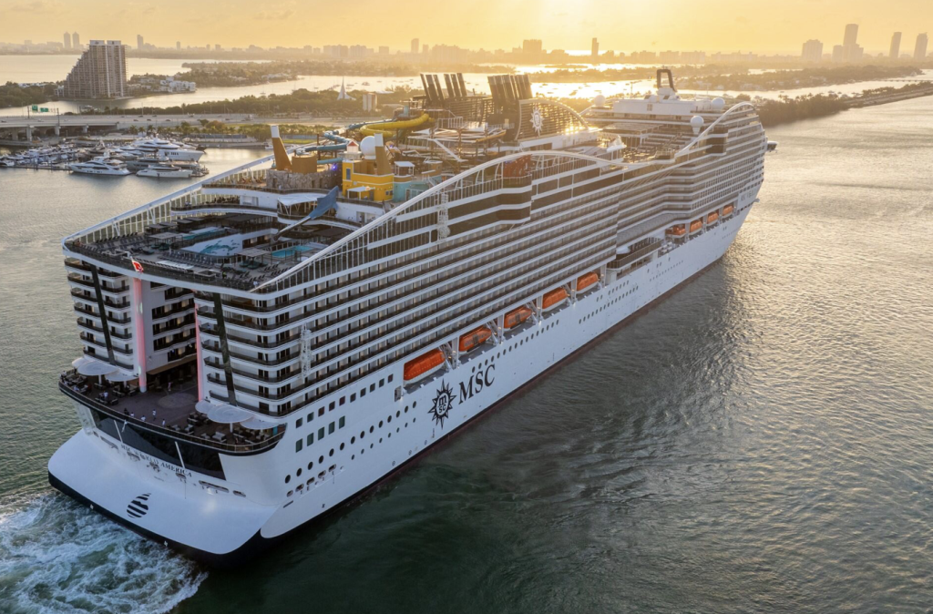 MSC World America. Photo courtesy of MSC Cruises