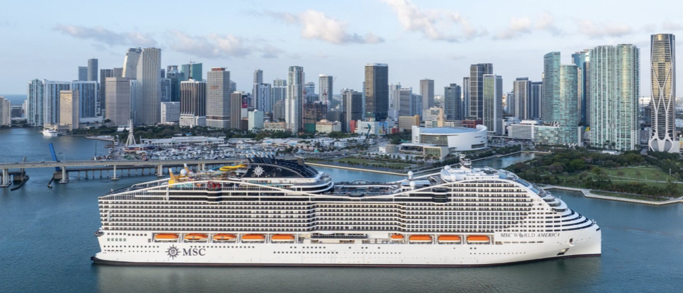MSC World America. Photo courtesy of MSC Cruises