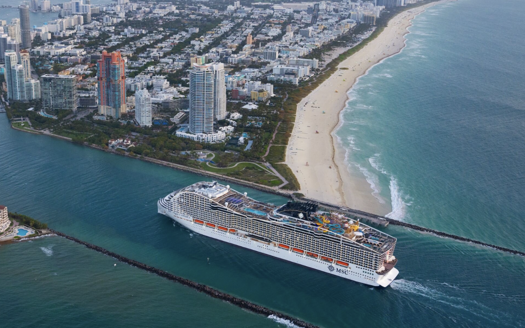 MSC World America. Photo courtesy of MSC Cruises